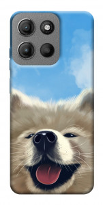 Чехол Samoyed husky для Motorola Moto G15 4G