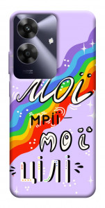 Чохол Мої мрії мої цілі для Realme Note 60