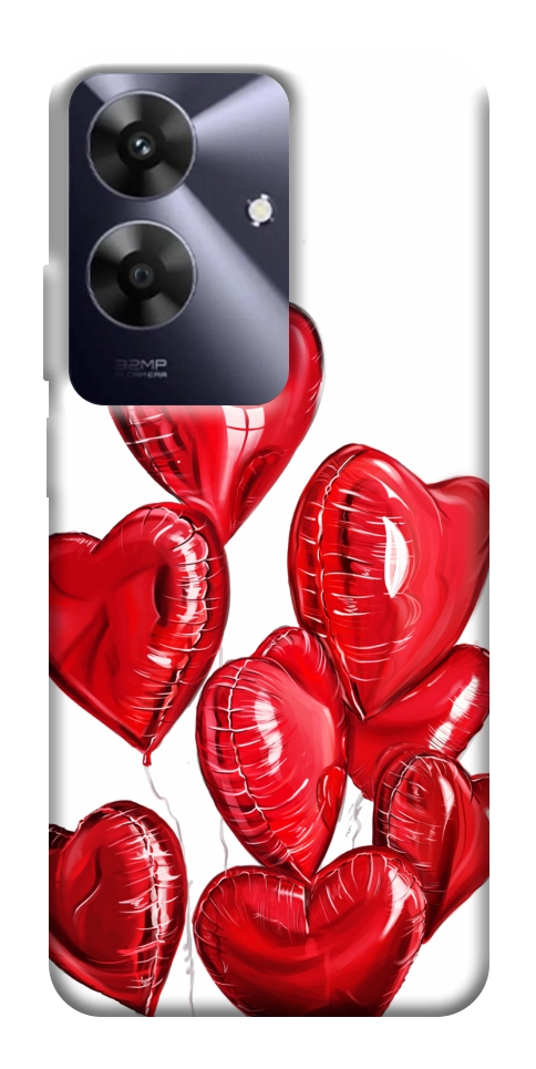 Чохол Heart balloons для Realme Note 60