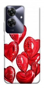 Чохол Heart balloons для Realme Note 60