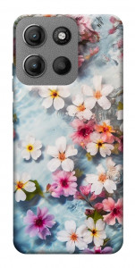 Чехол Floating flowers для Motorola Moto G15 4G