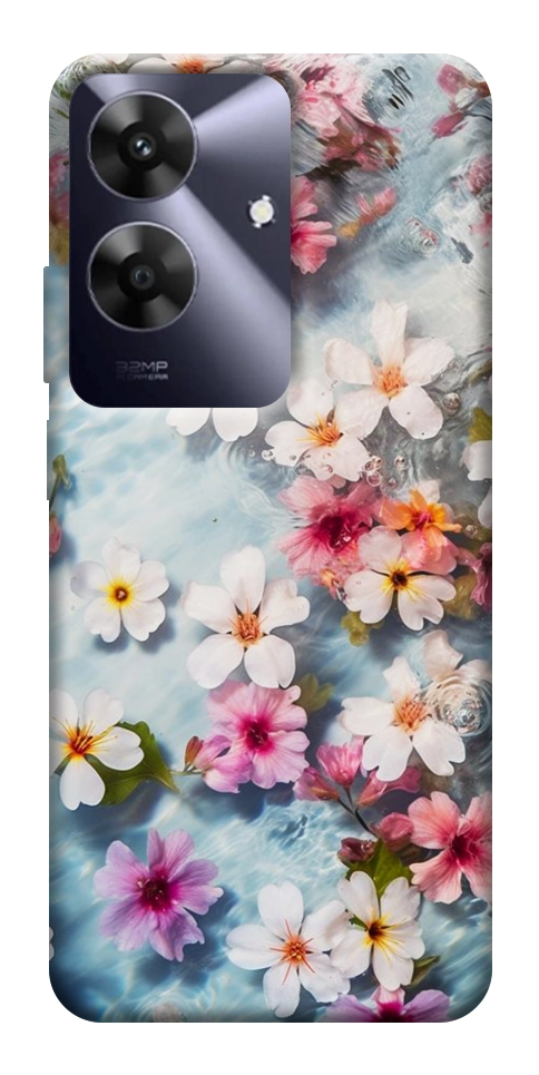 Чехол Floating flowers для Realme Note 60