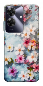 Чехол Floating flowers для Realme Note 60