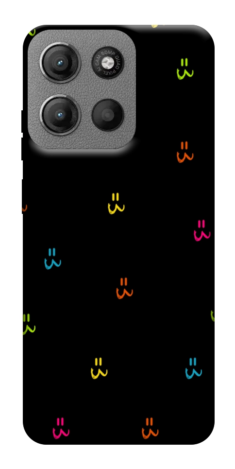Чехол Colorful smiley для Motorola Moto G15 4G