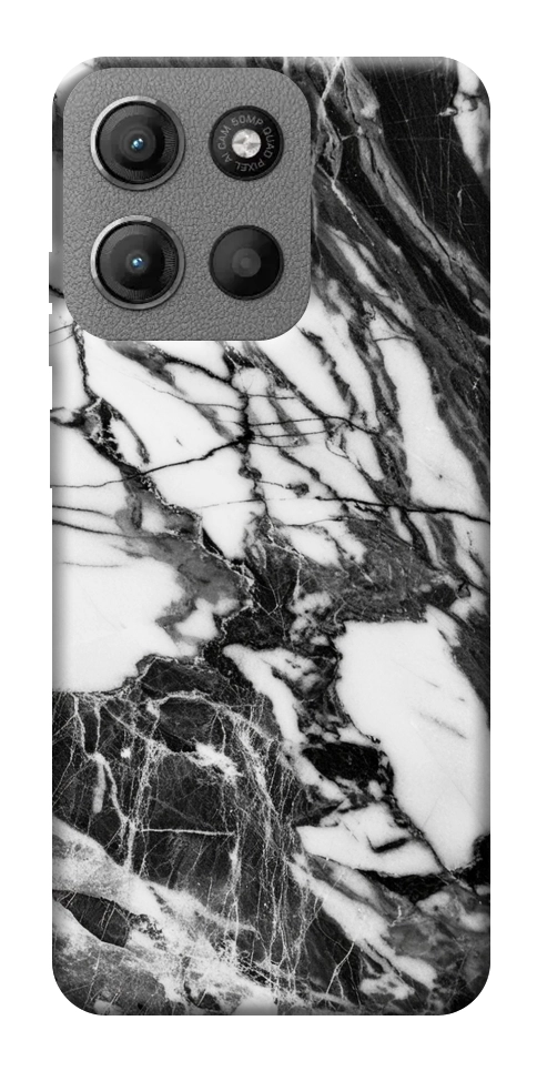 Чохол Calacatta black marble для Motorola Moto G15 4G