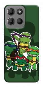 Чехол Green turtles для Motorola Moto G15 4G