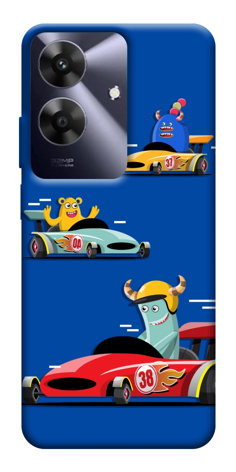 Чехол Монстры и машинки для Realme Note 60