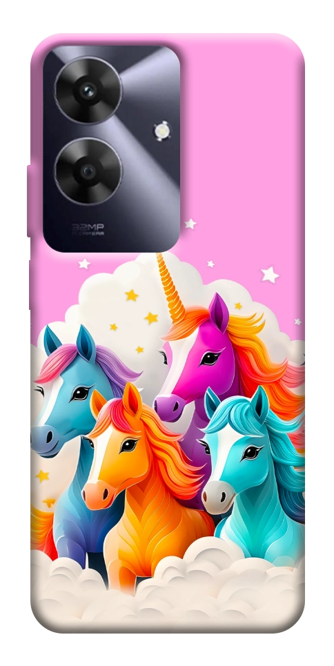 Чехол Пони в облаках для Realme Note 60