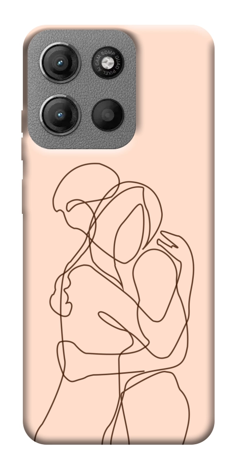 Чехол Couple line для Motorola Moto G15 4G