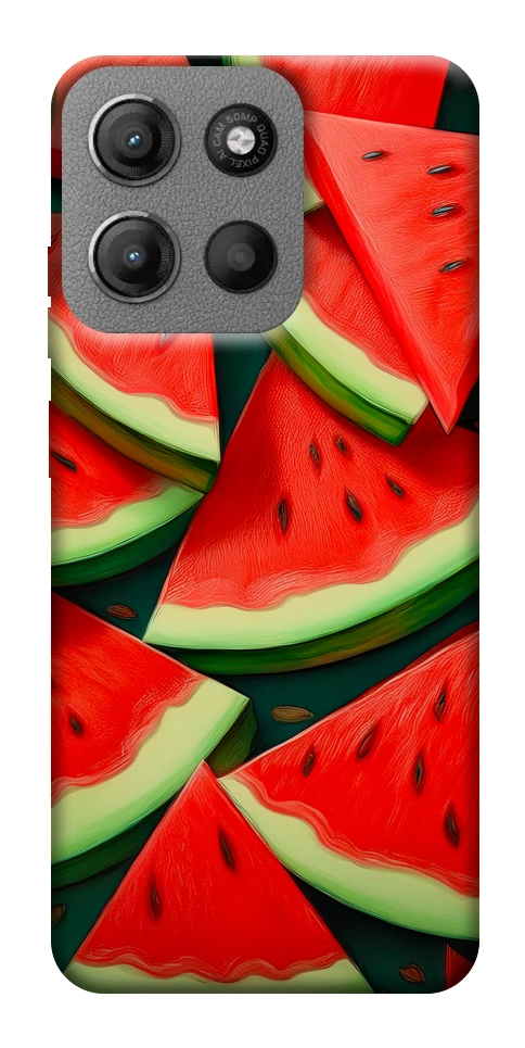 Чехол Скибки арбуза для Motorola Moto G15 4G