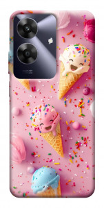 Чехол Веселое мороженое для Realme Note 60