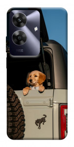 Чехол Dog in the car для Realme Note 60