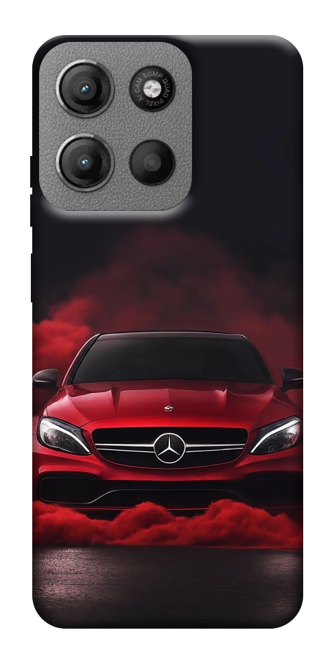 Чехол Red Mercedes для Motorola Moto G15 4G