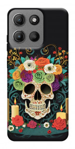 Чехол Skull of celebration для Motorola Moto G15 4G