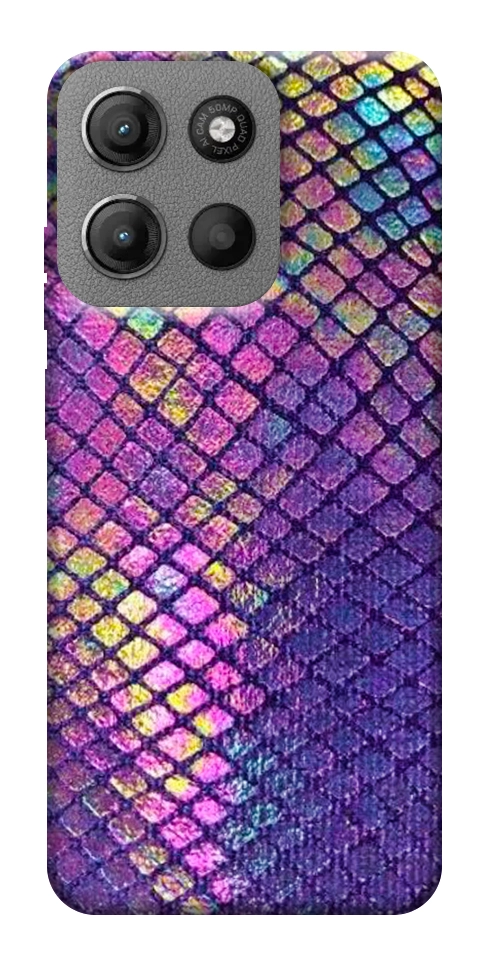 Чехол Neon snake skin для Motorola Moto G15 4G