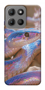 Чехол Cute bright snake для Motorola Moto G15 4G