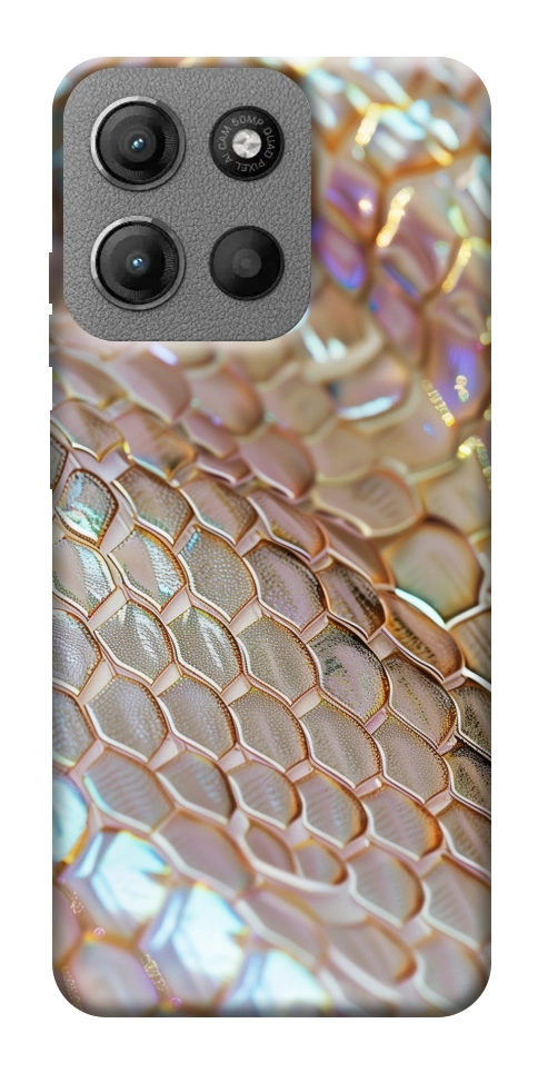 Чохол Gold snake skin для Motorola Moto G15 4G