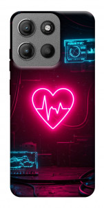 Чехол Neon heart для Motorola Moto G15 4G
