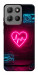 Чехол Neon heart для Motorola Moto G15 4G