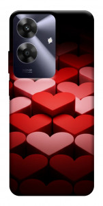 Чехол Hearts pattern для Realme Note 60