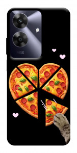 Чехол Pizza Love Cat для Realme Note 60