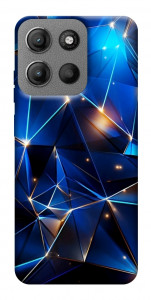Чехол Abstract purple pattern для Motorola Moto G15 4G