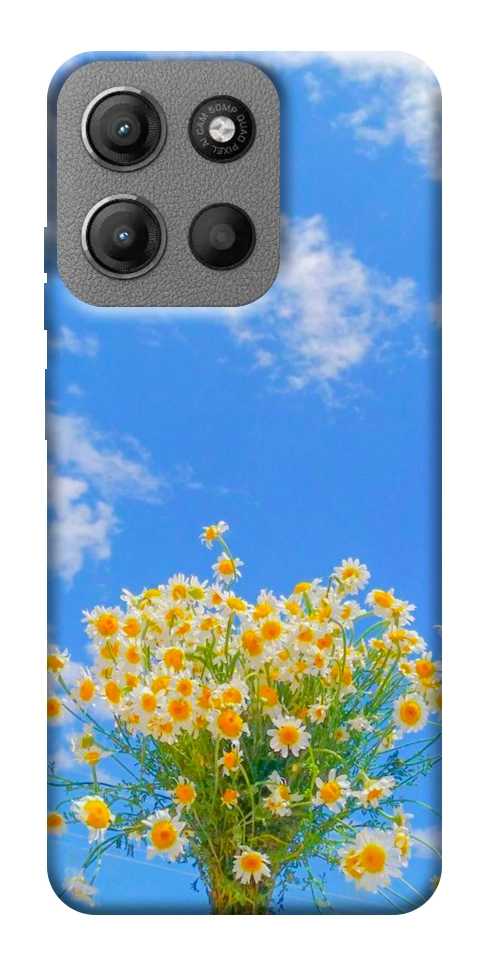 Чохол Sky flowers для Motorola Moto G15 4G