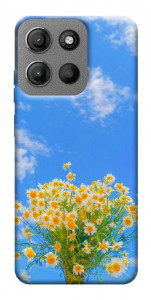 Чохол Sky flowers для Motorola Moto G15 4G