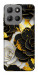 Чехол Flower black-white для Motorola Moto G15 4G