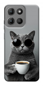 Чехол Grey cat coffee для Motorola Moto G15 4G