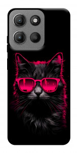 Чехол Cyberpunk cat для Motorola Moto G15 4G
