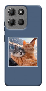 Чехол Кошачья нежность для Motorola Moto G15 4G
