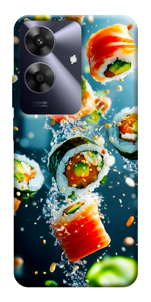 Чехол Sushi falling для Realme Note 60