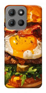 Чехол Вкусный бургер для Motorola Moto G15 4G