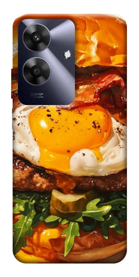Чохол Смачний бургер для Realme Note 60
