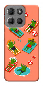 Чехол Summer frogs для Motorola Moto G15 4G