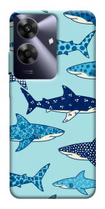 Чохол Shark pattern для Realme Note 60