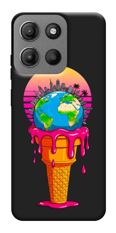 Чехол Ice cream planet для Motorola Moto G15 4G