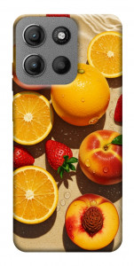 Чехол Яркие фрукты для Motorola Moto G15 4G