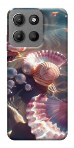 Чехол Яркие ракушки для Motorola Moto G15 4G