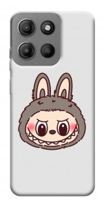 Чехол Labubu grey для Motorola Moto G15 4G