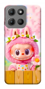 Чехол Labubu flower для Motorola Moto G15 4G