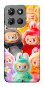 Чехол Rainbow labubu для Motorola Moto G15 4G