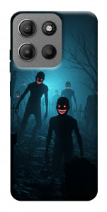 Чехол Happy zombies для Motorola Moto G15 4G