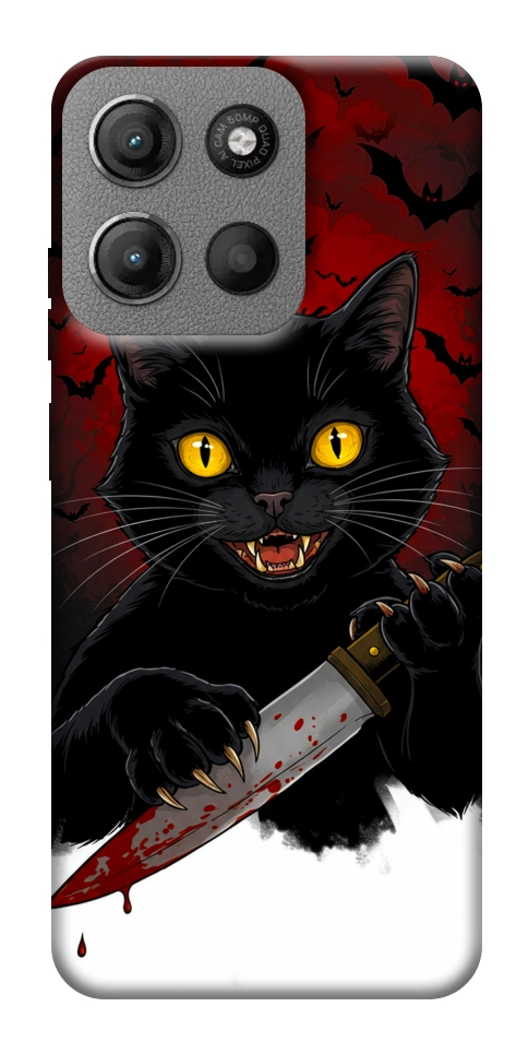 Чохол Horror lucky cat для Motorola Moto G15 4G