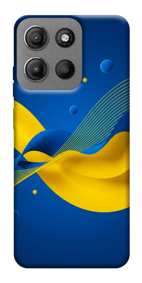 Чохол Жовто-синя гармонія для Motorola Moto G15 4G