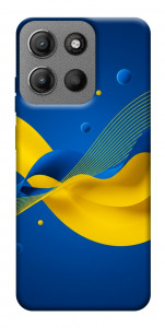 Чехол Жовто-синя гармонія для Motorola Moto G15 4G