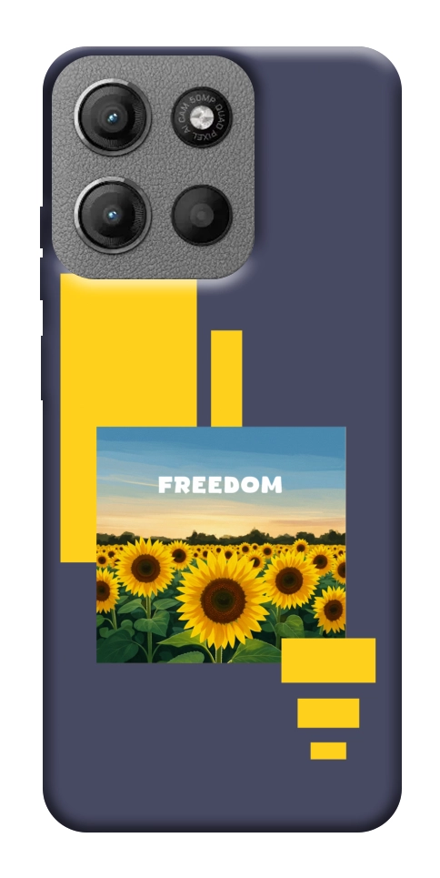 Чохол Квітуча свобода для Motorola Moto G15 4G