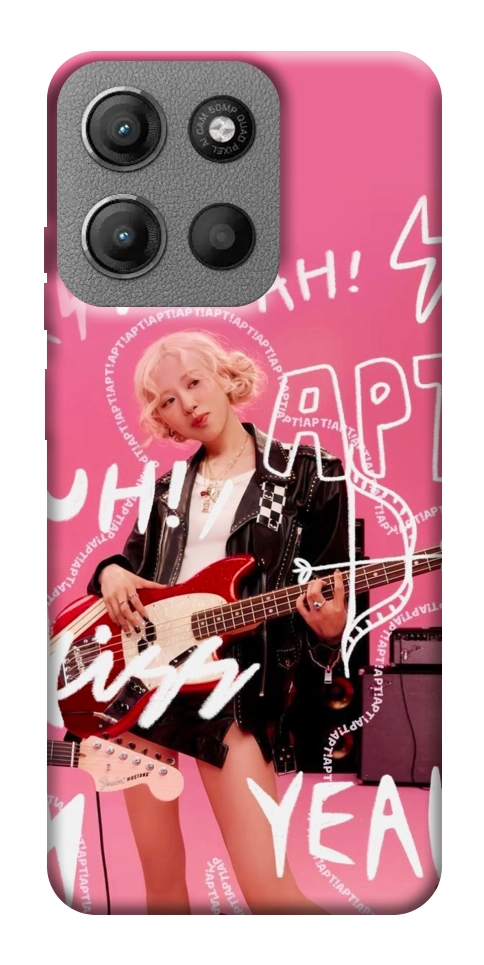 Чохол Blackpink Rose APT для Motorola Moto G15 4G