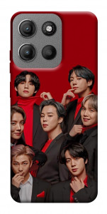 Чехол BTS in red для Motorola Moto G15 4G
